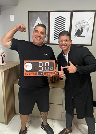 Resultado emagrecimento -9kg em 4 semanas